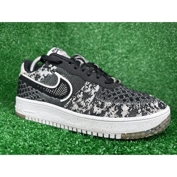 Nike Air Force 1 Crater FK Next Nature 'Black Grey White' DM0590-001 Men's 10 - Picture 1 of 8